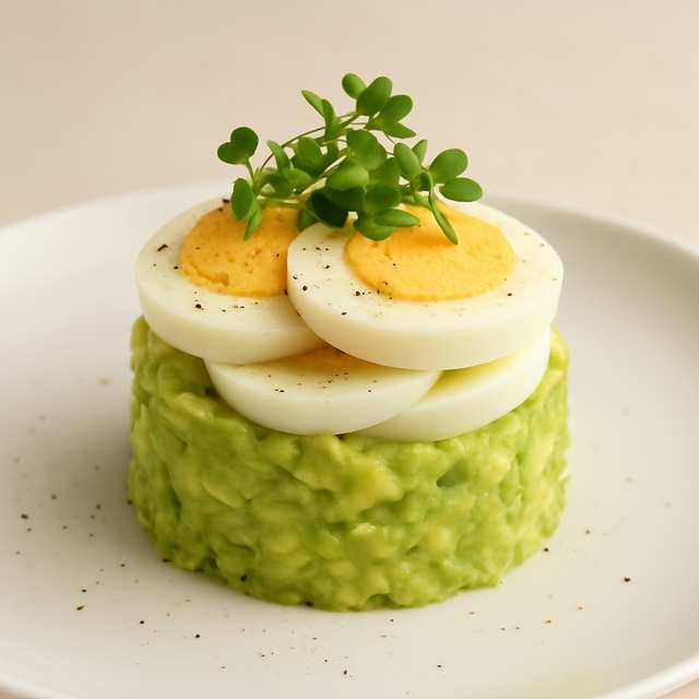 Avocado-Ei-Türmchen