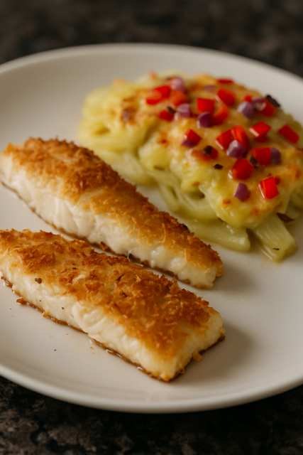 Fisch im Kokosmantel
